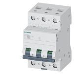 5SL6301-7-Miniature circuit breaker 400 V 6kA, 3-pole, C, 1 A