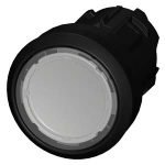3SU1000-0AB70-0AA0-Pushbutton, 22 mm, round, plastic, clear, pushbutton, flat momentary contact type