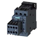 3RT2027-1BB44-power contactor, AC-3e/AC-3, 32 A, 15 kW / 400 V, 3-pole, 24 V DC, auxiliary contacts: 2 NO + 2 NC, screw terminal, size: S0, removable auxiliary switch