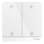 SCHNEIDER E8332SCN300ZB_WE -Wiser, AvatarOn,2switches for roller blind,300W, White