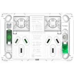 P3025G - Pro Series Twin Power Point Grid Horizontal Mount, 250V, 10A