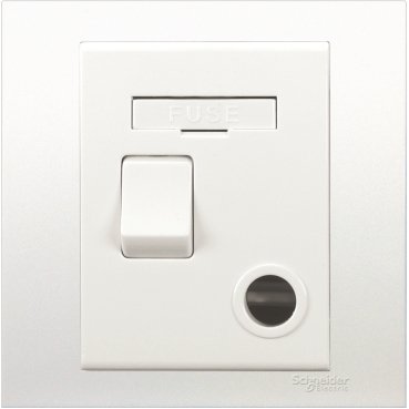 KB31DFSG_369 KB31DFSG - Vivace - switched fuse mechanism - 13 A 250 V - white - Image 1