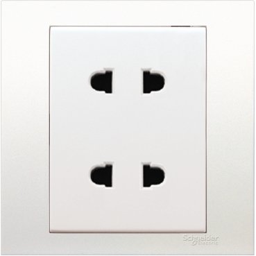 KB426US2_369 KB426US2_WE - 10A 250V 2 Gang 2 Pin Universal Socket - Image 1