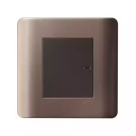 E8431PR1_SZ - ZENcelo -10A 1 Gang 2 Full-Flat press On/Off Switch - Silver Bronze