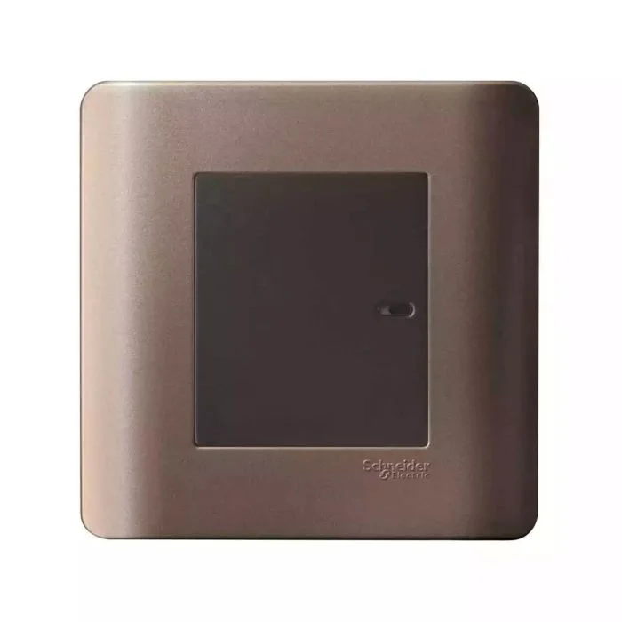 e8431pr1_sz_2 E8431PR1_SZ - ZENcelo -10A 1 Gang 2 Full-Flat press On/Off Switch - Silver Bronze - Image 1
