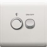 Schneider Pieno E8232RD450U_WE - 450W 240V 1 Gang Dimmer with Switch, White