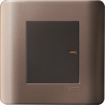 E8431-1CS_SZ_369 E8431/2_SZ-20 A 1 gang 2 way switch - silver bronze - Image 1