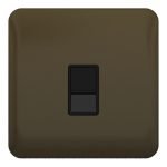 SCHNEIDER GGBL7051BMBS-Lisse Telephone 1gang RJ12 Mocha Bronze with Black Interior