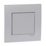 SCHNEIDER KB30_AS-Vivace 1Gang Blank Plate, Aluminium silver