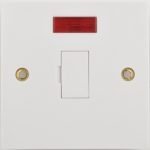 GNSPUR-Exclusive - fuse connection unit - neon indicator - 1 gang - white