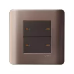 SCHNEIDER E8434/1_SZ-ZENcelo 16A 250V 4 Gang 1 Way Switch Silver Bronze