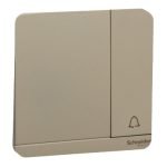 SCHNEIDER E8331BPDMW_WG-push button for doorbell, 10A, 250V, LED, Wine Gold