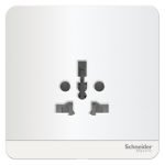 SCHNEIDER E83426TS_WE-socket outlet 16A 2P 3P British BS 1363A - white