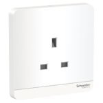 SCHNEIDER  E83426_WE-cover plate for socket-outlet, 13A, 3P, White