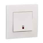 SCHNEIDER KB31D20NE_2_WE-20A 250V 1 Gang 2 Way Double Pole Switch with Neon and Earth
