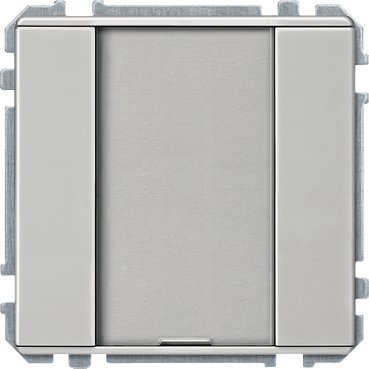 P115859_369 Schneider electric Push-button, 1-gang plus, stainless steel, Artec MTN628046 - Image 1