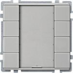 Schneider electric - Push-button, 4-gang plus, stainless steel, Artec MTN628346