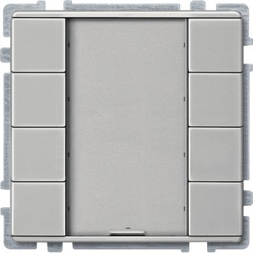 P115872_369 Schneider electric - Push-button, 4-gang plus, stainless steel, Artec MTN628346 - Image 1