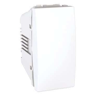 P87284_369 SCHNEIDER MGU3.105T.18-Unica - rocker switch - intermediate - 10 AX 250 VAC - 1 m - white - Image 1