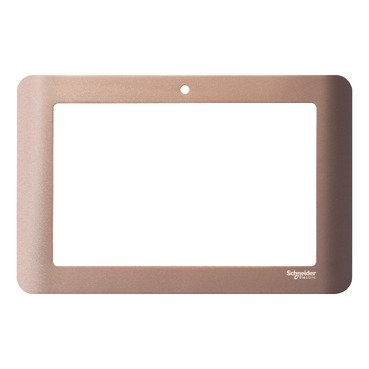 VDETC07_MB_369 Schneider electric - Xightor cover frame - for 7 inch video door entry touch screen - matt bronze - VDETC07_MB - Image 1