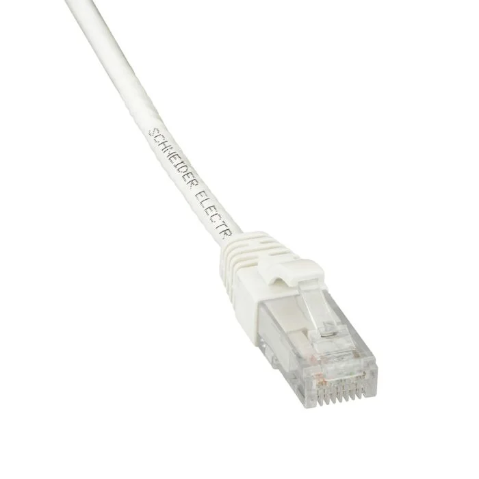 actpc6uucm10we SCHNEIDER ACTPC6UUCM10WE-Patch cord, Actassi, Category 6, U/UTP, PVC, 1 m, white - Image 1