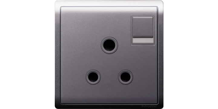 resize SCHNEIDER E8215_15C_LS-Pieno 15A 250V 1Gang Switched Socket,lavender Silver - Image 1