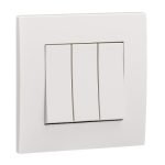 SCHNEIDER KB33/1_WE-Vivace 16AX 250V 3Gang 1Way Switch - white