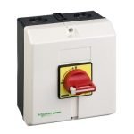 VCF4GE - Enclosed switch disconnector, TeSys Control,for ON/emergency stop,63A,IP65