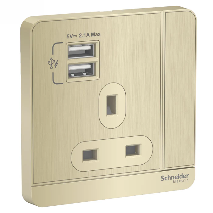 e8315usb_gh_g2_e896d01e-2896-4314-9c47-26bd706bd4c6.webp SCHNEIDER E8315USBR_GH-AVATARON 13A 1G Sw Socket with 2.1A USB, GH - Image 1