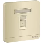 SCHNEIDER E8331RJS5_WG-Electric 1G RJ45 Data Cat5E, Shuttered, WG,