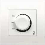 1 Gang 500W Dimmer Switch White Vivace (KB31V500) Schneider